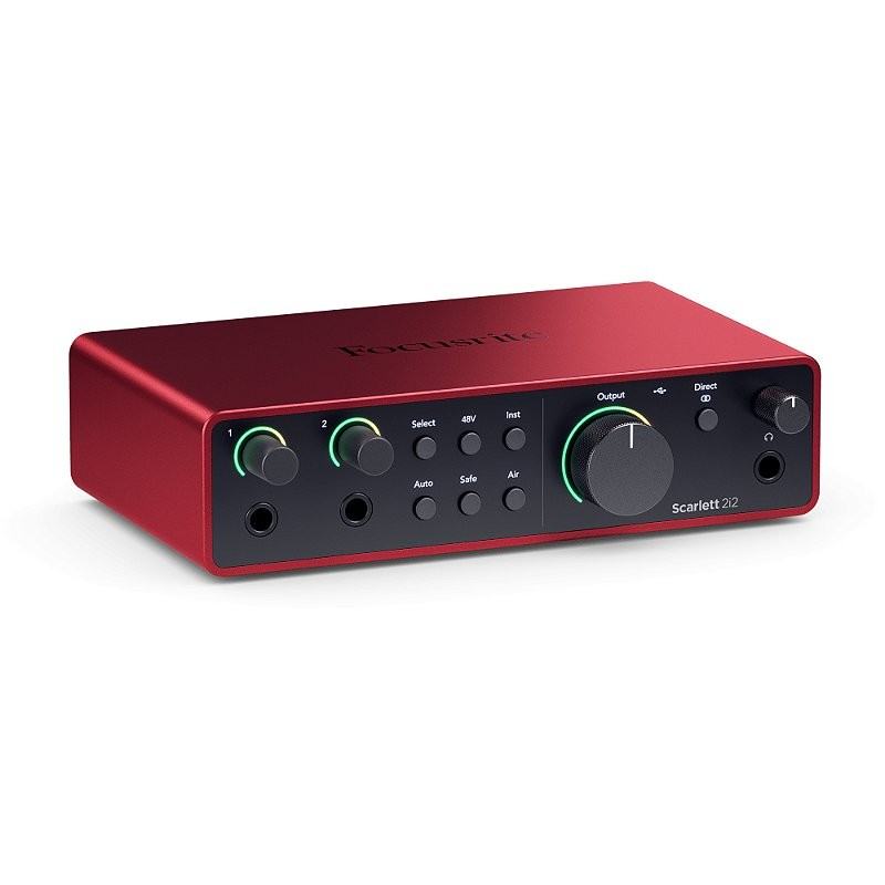 Interface de Áudio Focusrite Scarlett 2i2 4ª Geração